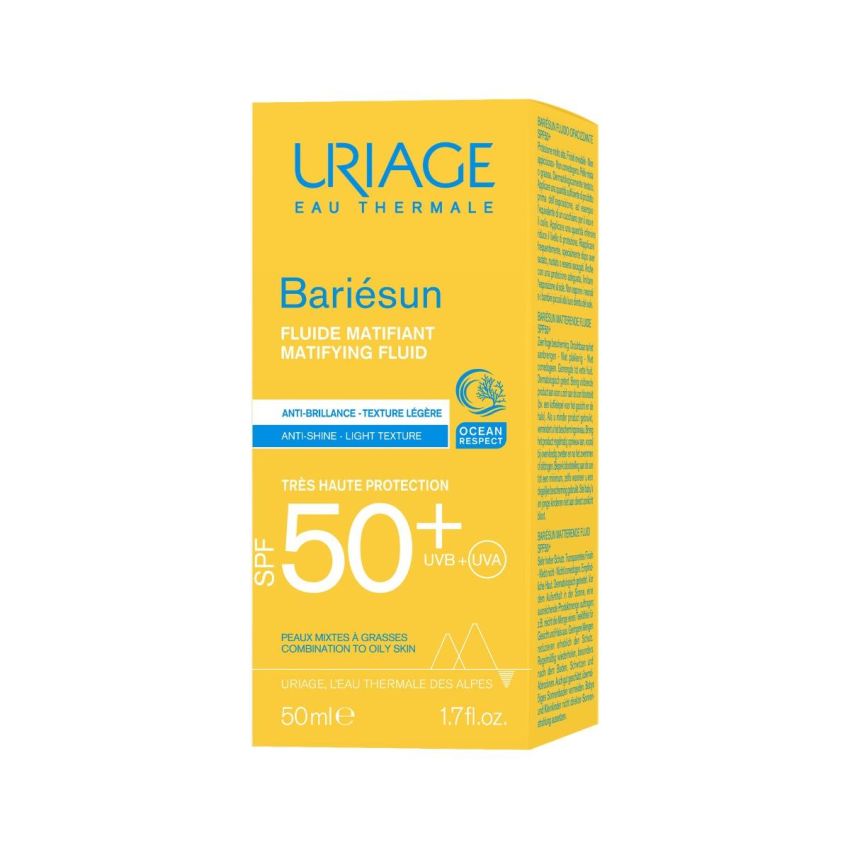Uriage Bariesun SPF50+ Fluido Opaco per il Viso - 50ml