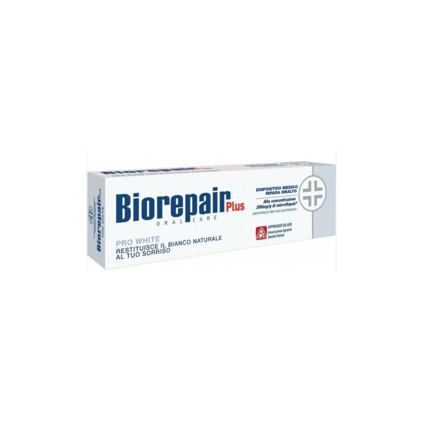 Biorepair Plus Pro White Dentifricio per Sbiancamento Intenso, 75ml