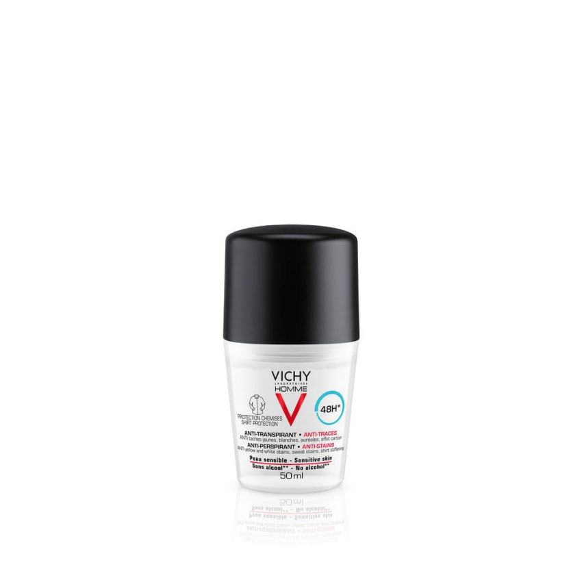 Vichy Homme Deodorante Anti-Macchie 50 ml per Uomo