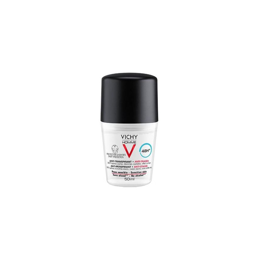 Vichy Homme Deodorante Anti-Macchie 50 ml per Uomo