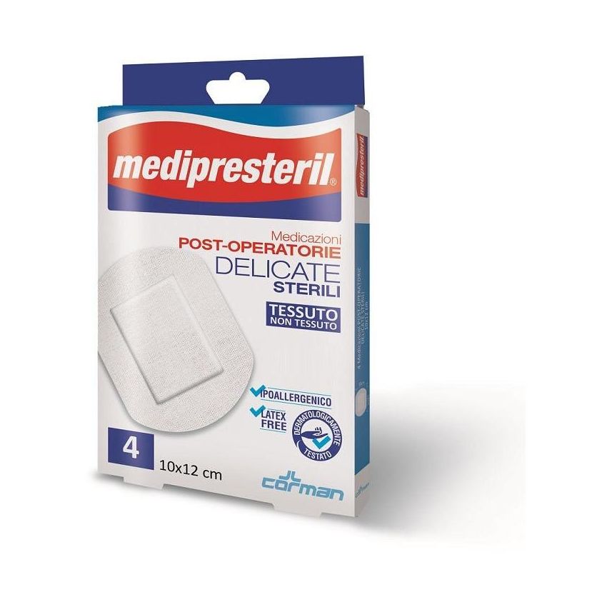 Medipresteril Delicate Cerotti Post-Operatori 10x12cm - Confezione da 4