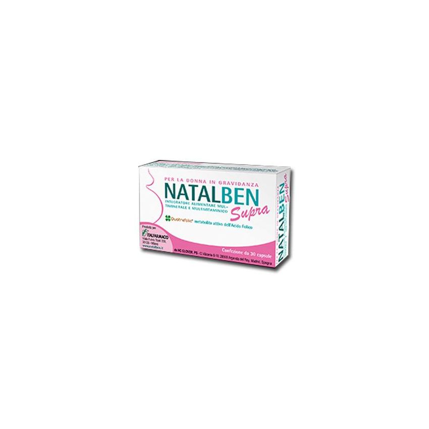 Natalben Supra - Integratore in Capsule Molli, 30 Capsule