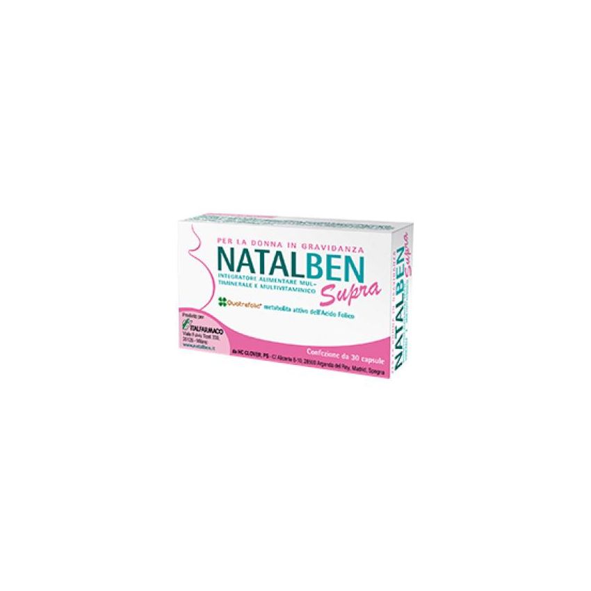 Natalben Supra - Integratore in Capsule Molli, 30 Capsule