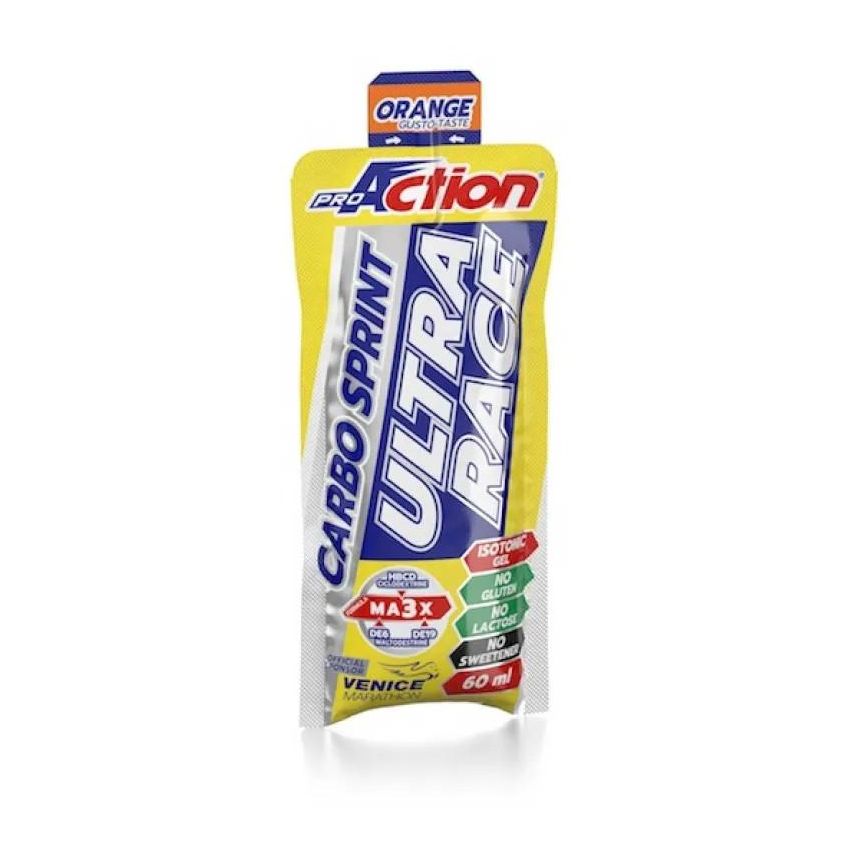 Proaction Ultra Race Carbo Sprint, Sapore Arancia, 60ml