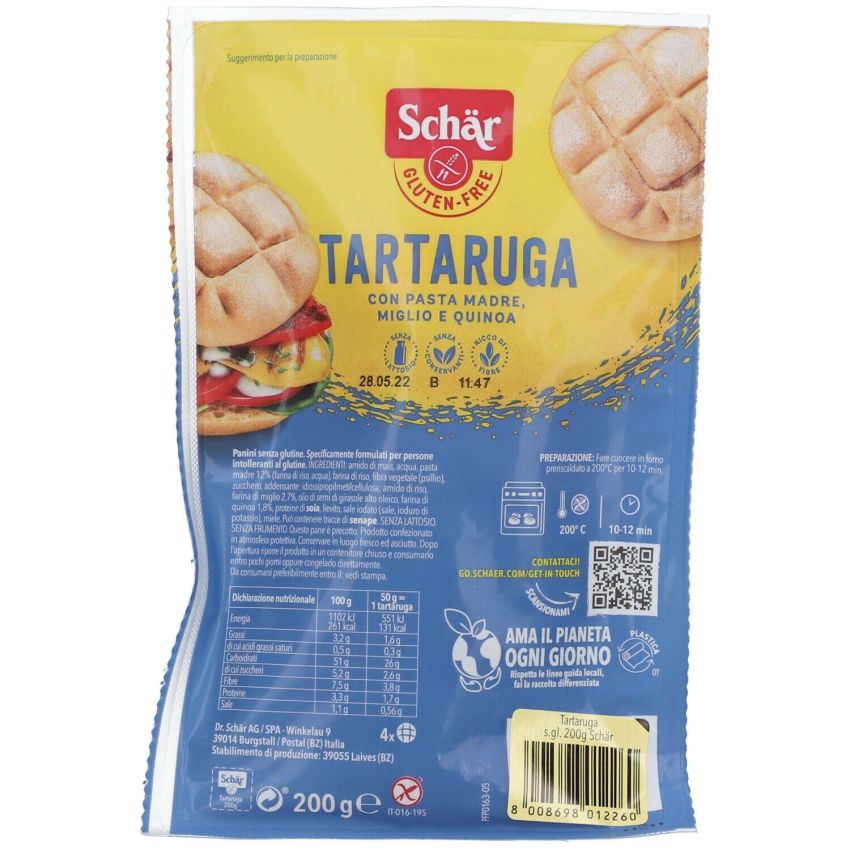 Schar Tartaruga Biscotti Senza Glutine 200g
