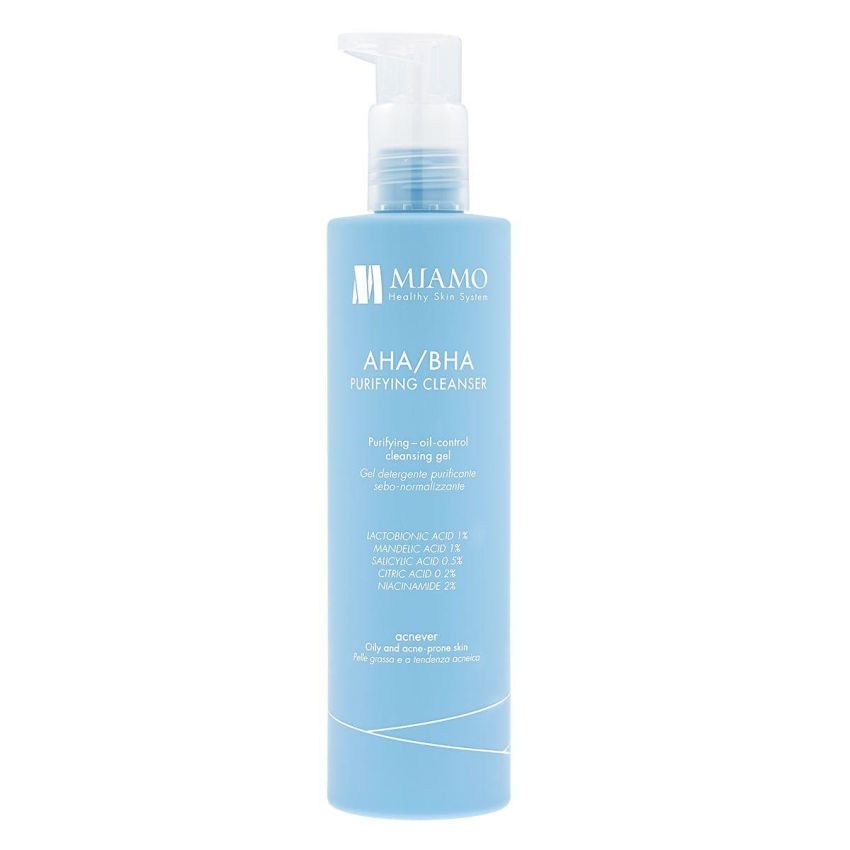 Miamo 250ml AHA/BHA Deep-Purifying Facial Cleanser