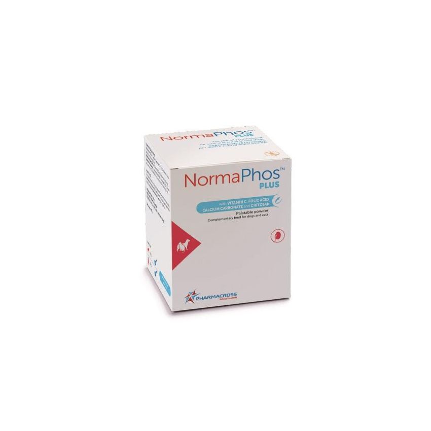 NormaPhos Plus - Integratore per Gatti e Cani di Piccola Taglia, 45g