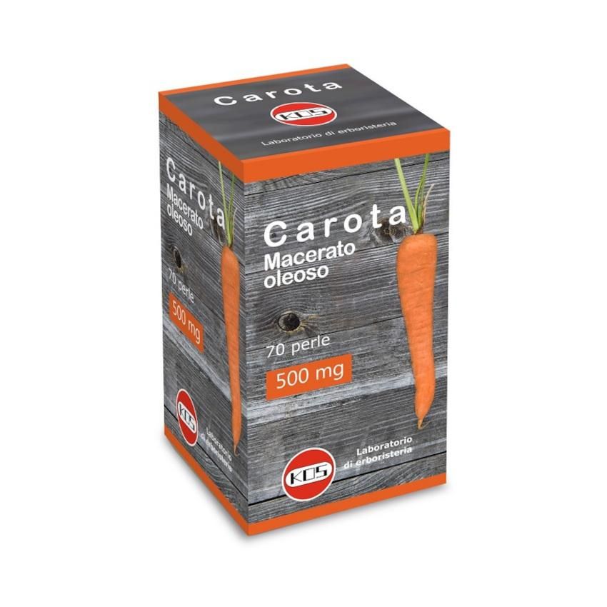 Kos Carota 500mg - Integratore Naturale con 70 Perle