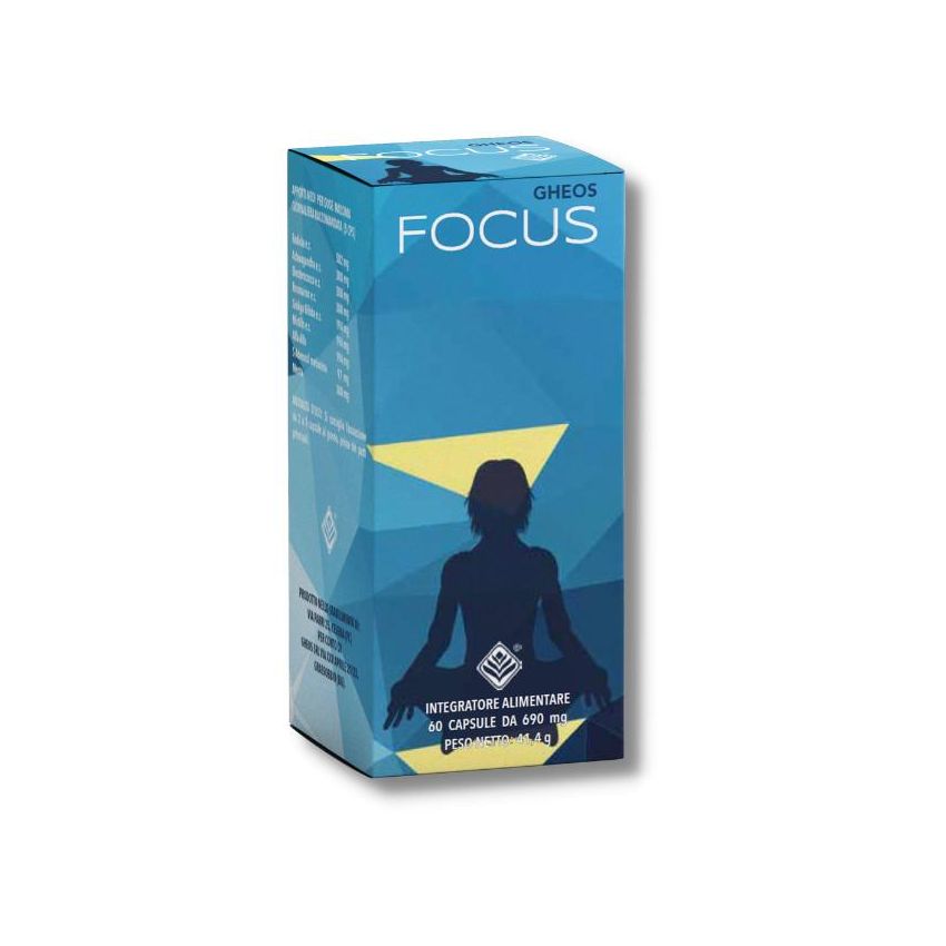Gheos Focus - Integratore Nootropico in Capsule da 60 Pezzi