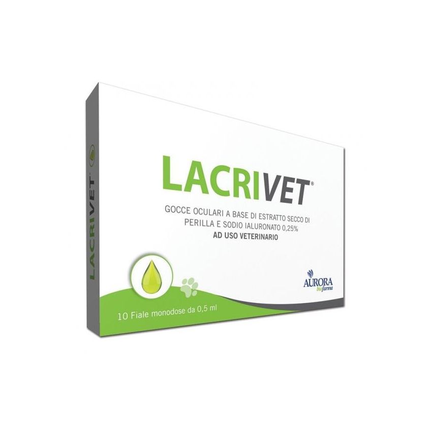 Lacrivet Gocce Oculari - Confezione da 10 Flaconcini da 0,5ml