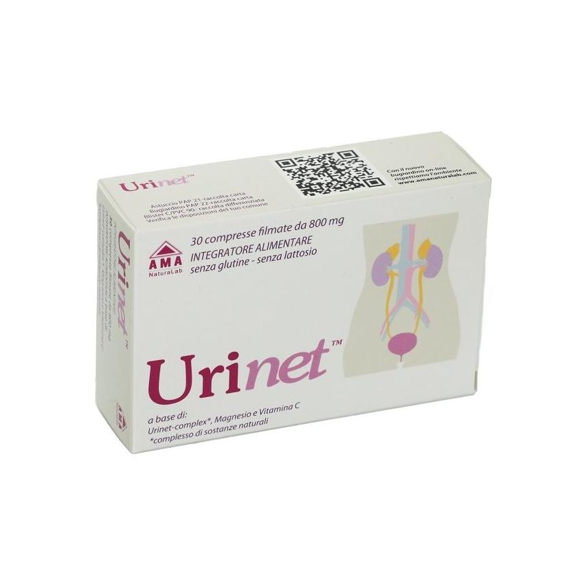 Urinet Integratore per Cistiti e Prostatiti - 30 Compresse