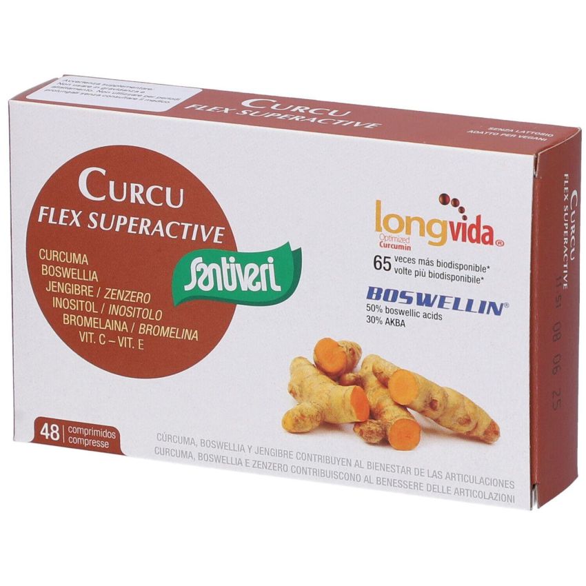 Santiveri Superactive Curcu Flex - 48 Compresse Potenziate