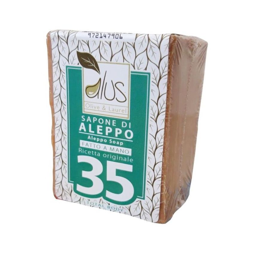 Sapone di Aleppo Alus con 35% di Olio di Alloro - 200g