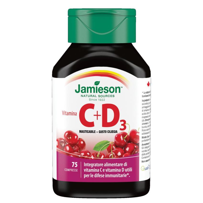 Jamieson 75 Compresse di Vitamina C+D3