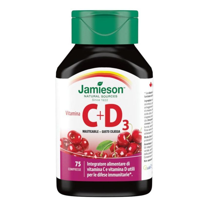 Jamieson 75 Compresse di Vitamina C+D3
