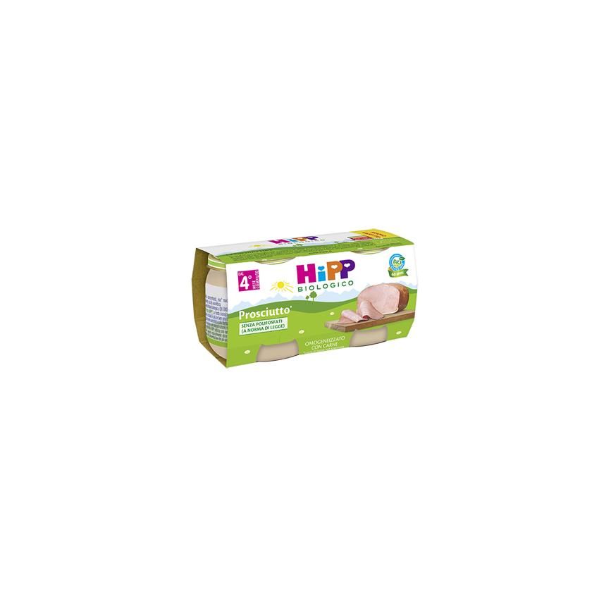 Hipp Omogeneizzato di Prosciutto Biologico, 2 x 80g