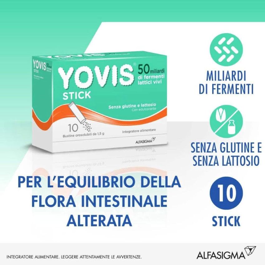 Yovis Stick - Confezione da 10 Bustine Monodose