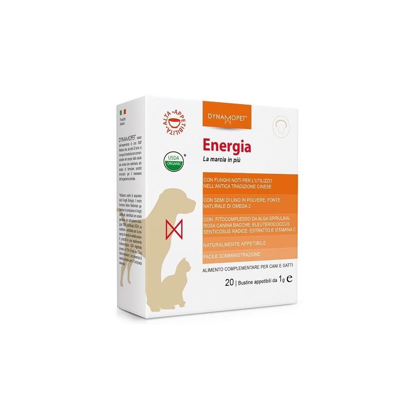 Supplemento Energetico per Cani e Gatti - 20 Bustine da 1g