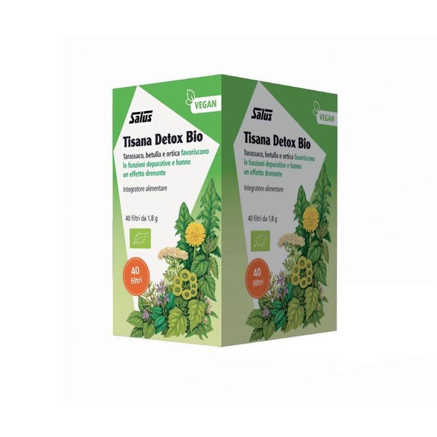 Tisana Detox Biologica con 40 Filtri