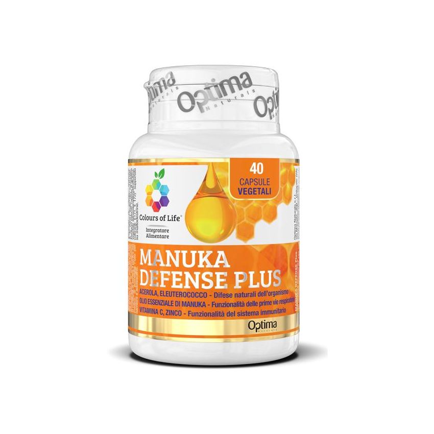 Manuka Defense Plus - 40 Capsule Vegetali da 495mg