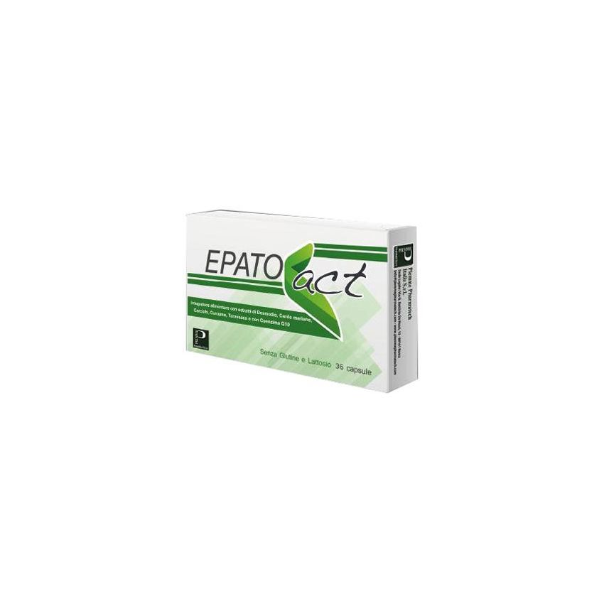 EpatoAct 500mg - 36 Capsule per il Supporto Epatico