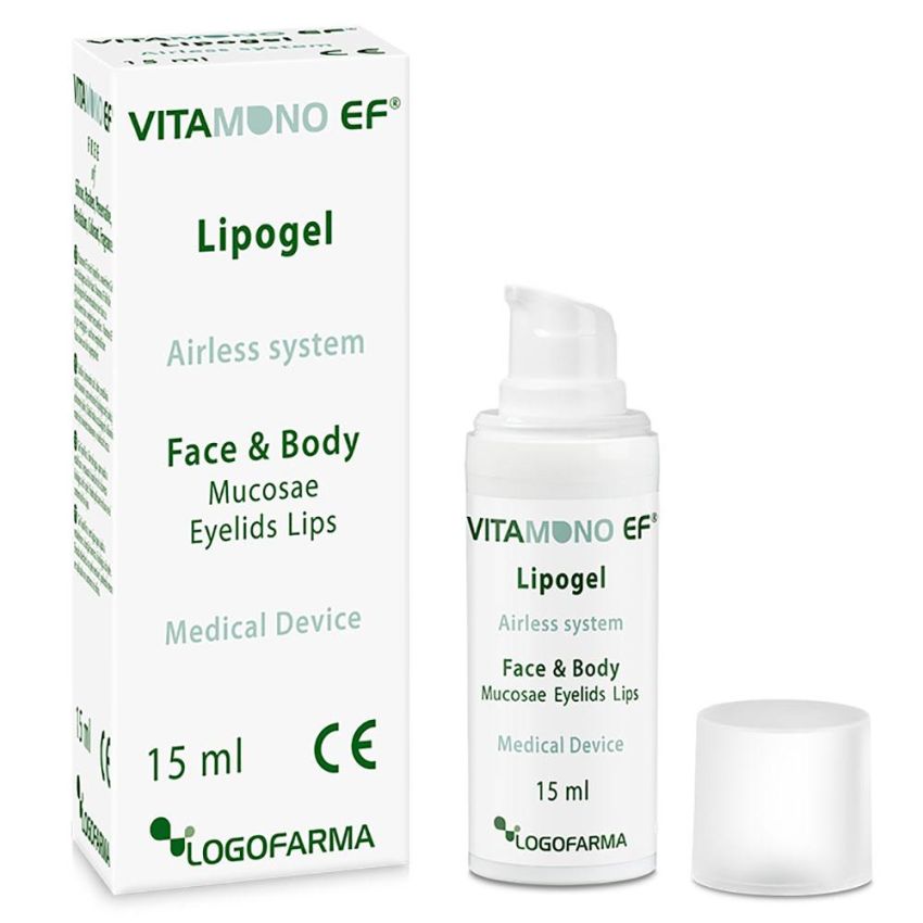 Vitamono Ef Lipogel Marchio CE - Trattamento avanzato per la pelle, 15ml
