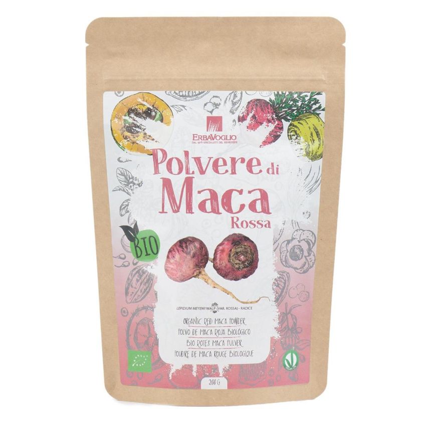 Erbavoglio Polvere Biologica di Maca Rossa 200g