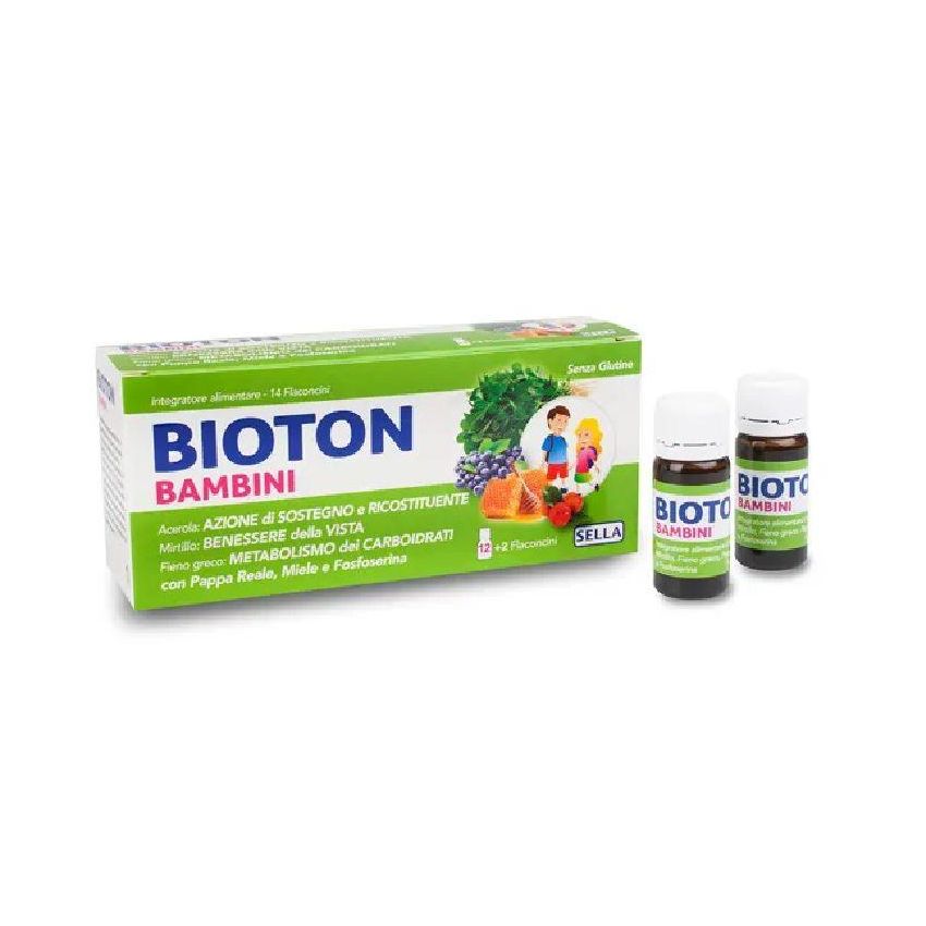 Bioton Flaconcini Salute e Benessere per Bambini - Confezione da 14