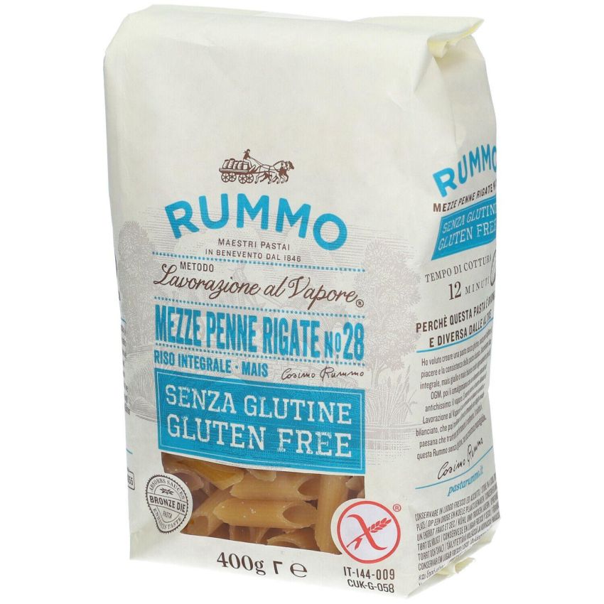Rummo Mezze Penne Rigate Senza Glutine - Pasta di Qualità (400g)