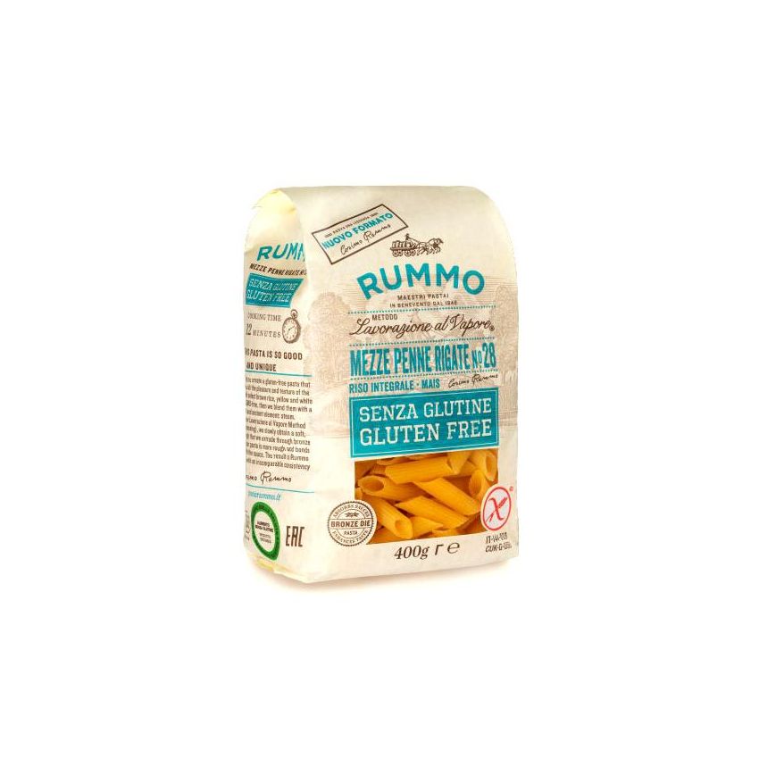 Rummo Mezze Penne Rigate Senza Glutine - Pasta di Qualità (400g)