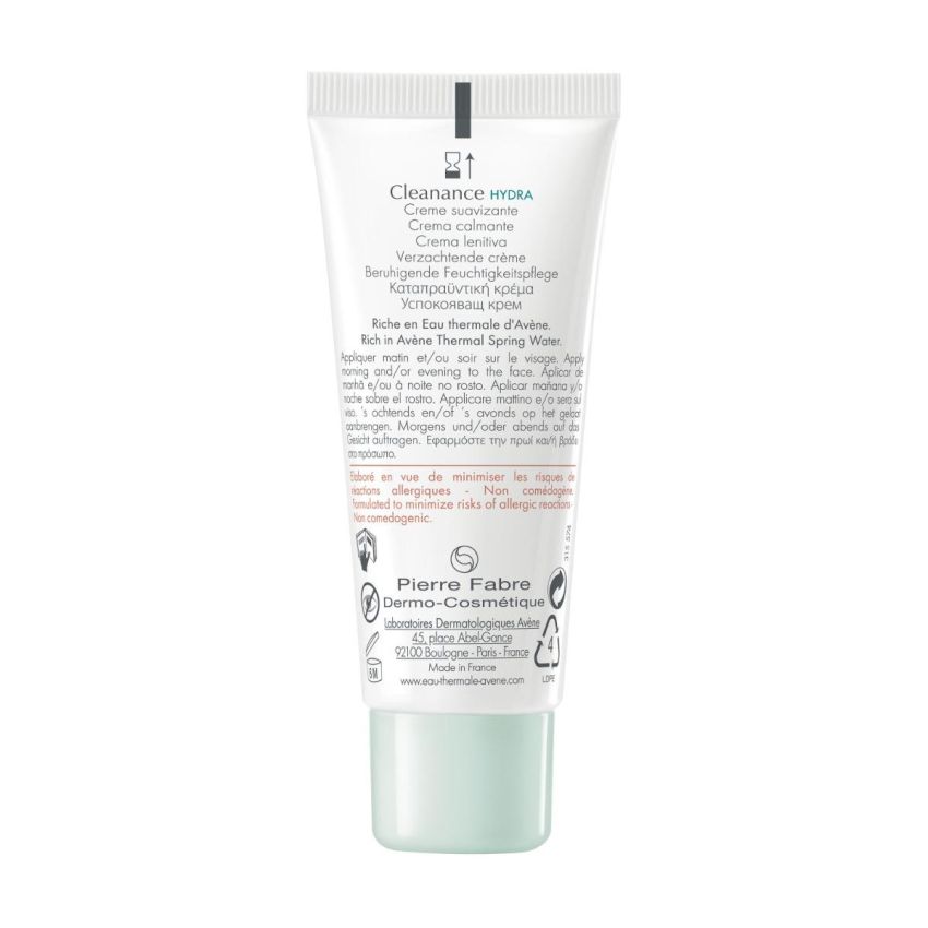 Crema Avène Cleanance Hydra 40ml per Pelle Grassa e Imperfezioni