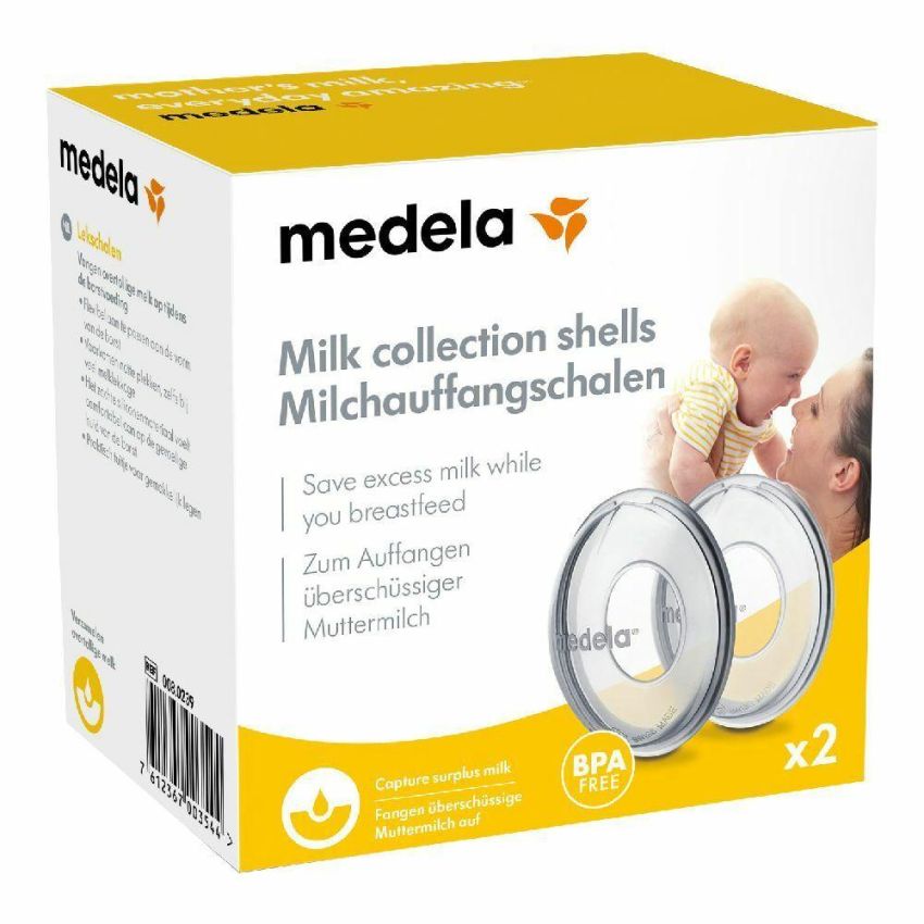 Medela Set di 2 Coppe Raccoglitrici di Latte Materno