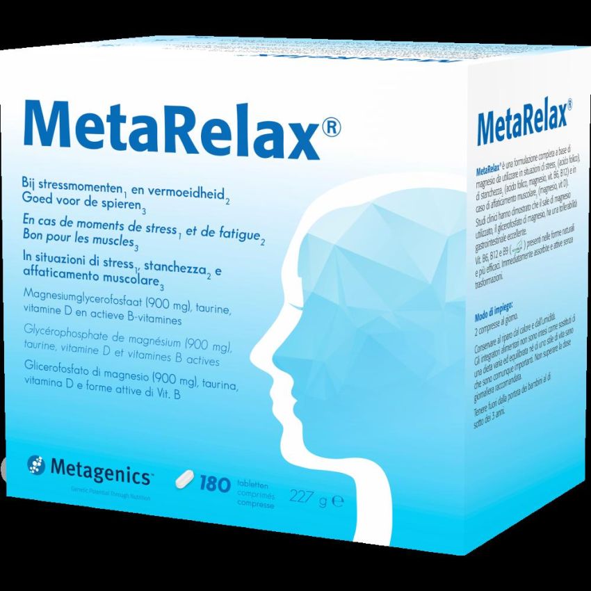 MetaRelax - 180 Compresse per il Benessere e il Relax