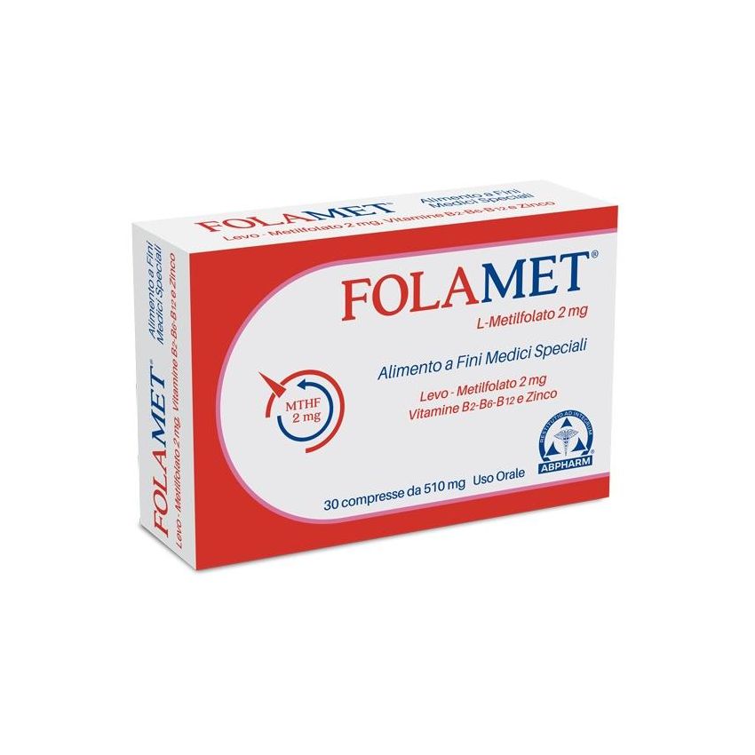 Folamet - Integratore Alimentare con 30 Compresse