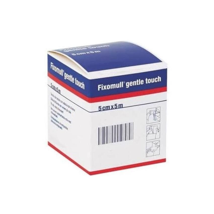 Leukoplast Fixomull Gentle Touch - Garza di Fissaggio Ritagliabile 5mx5cm