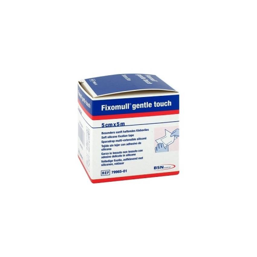 Leukoplast Fixomull Gentle Touch - Garza di Fissaggio Ritagliabile 5mx5cm