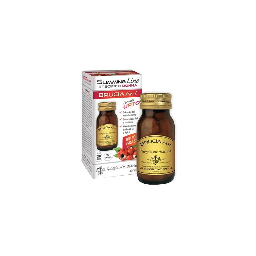 Dr Giorgini Brucia Fast - Integratore Brucia Grassi per Donna, 90 Pastiglie