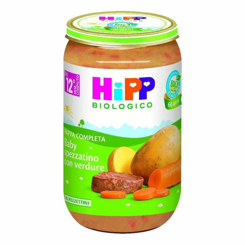Spezzatino Biologico per Bambini con Verdure Hipp 250g