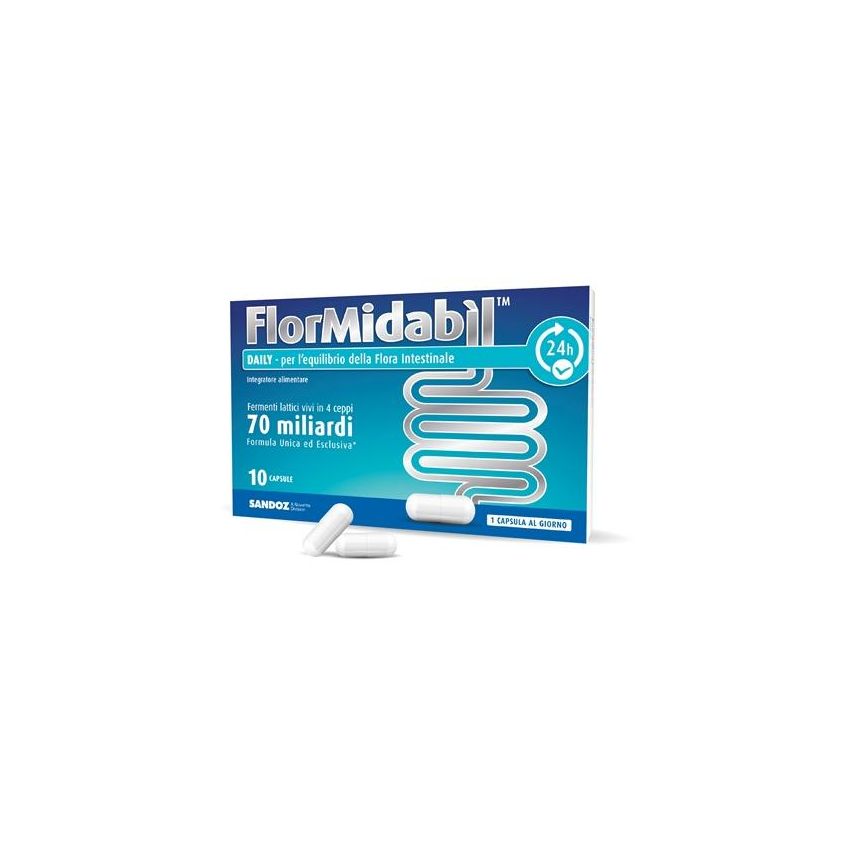 Flormidabil Daily Probiotics - 70 Miliardi CFU, 10 Capsule