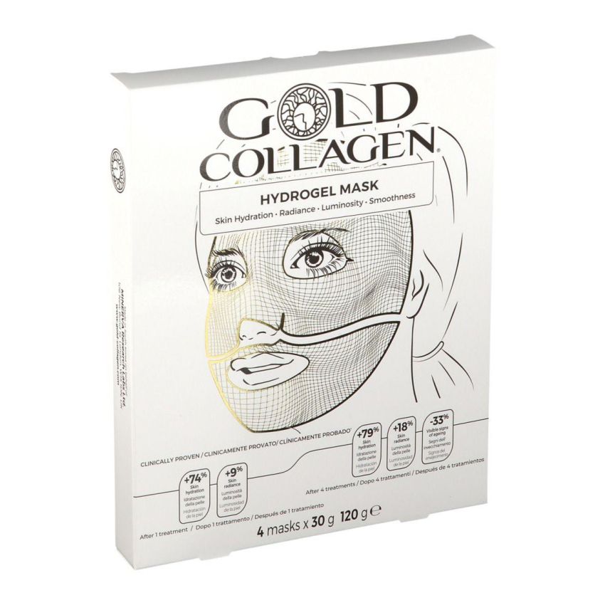 Premium Gold Collagen Hydrogel Facial Mask