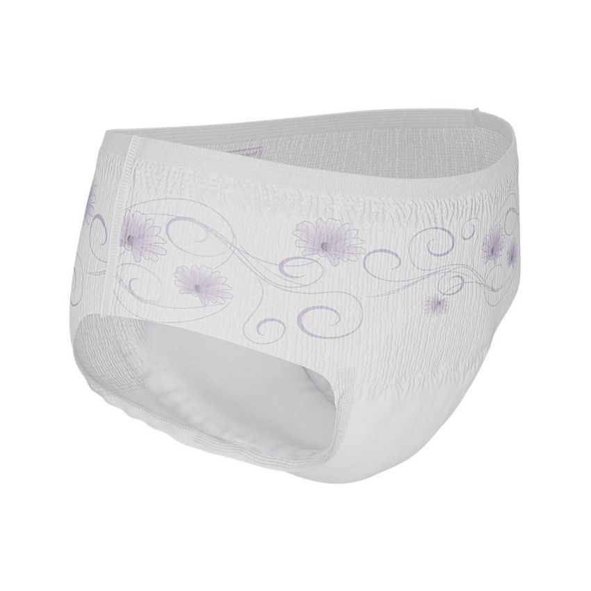 Tena Silhouette Bianche Taglia Media - Confezione da 6 Pezzi