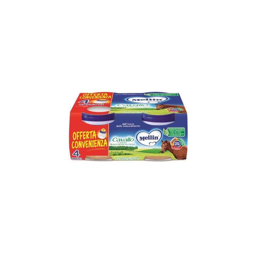 Mellin Omogeneizzato di Cavallo 4x80g