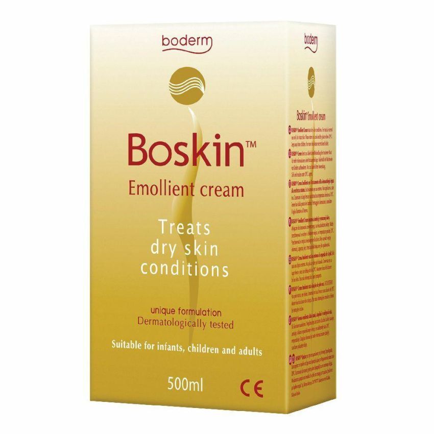 Boskin Crema Idratante ed Emolliente per Viso e Corpo - 500ml