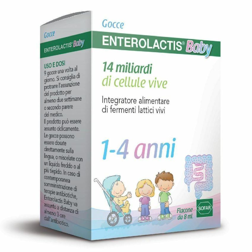 Enterolactis Baby Probiotic Drops 8ml