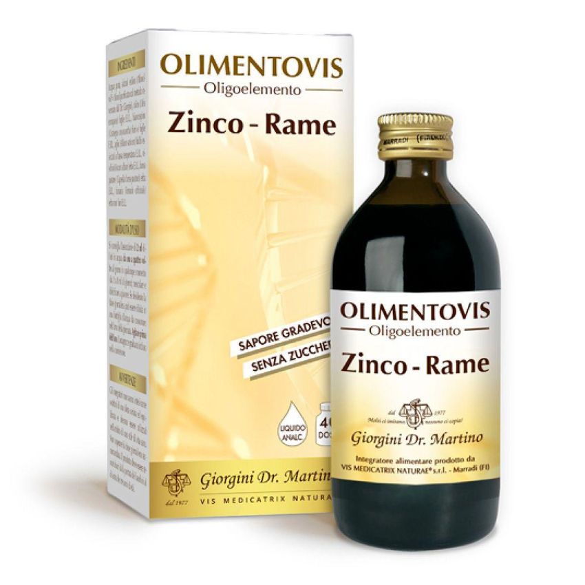 Olio Alimentare Arricchito con Zinco e Rame - Olimentovis 200ml