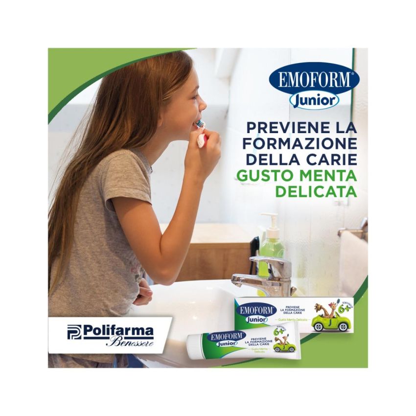Dentifricio Emoform Junior per Bambini dai 6 Anni - 75ml