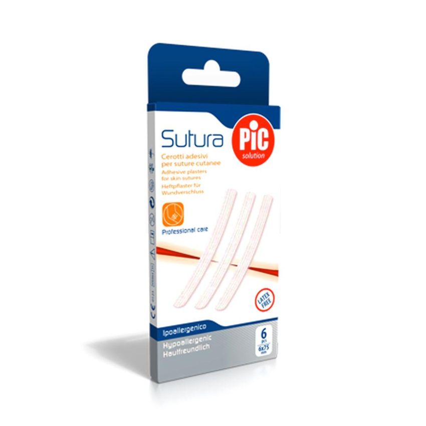 Pic Cerotti per Sutura 6x75mm - Confezione da 6 Pezzi