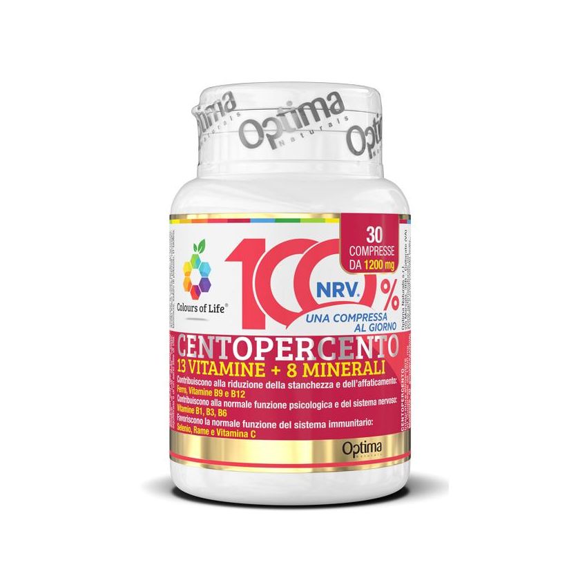 Colours of Life 100% Multivitamin - 30 Compresse