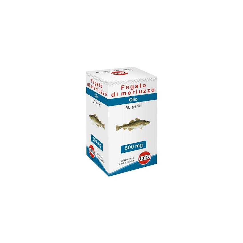 Kos Perle di Fegato di Merluzzo - 60 Perle da 500mg