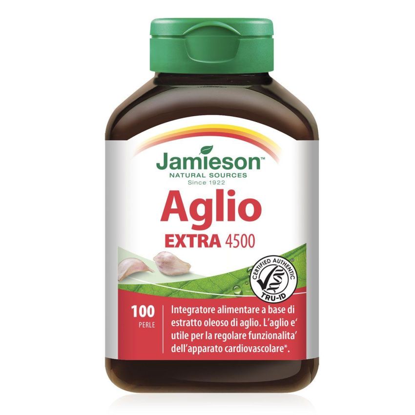 Jamieson Extra Strength Garlic 4500mg, 100 Pearls Capsules